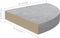 vidaXL - Hoekwandschappen - 2 - st - 25x25x3,8 - cm - MDF - betongrijs