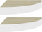 vidaXL - Hoekwandschappen - 2 - st - 25x25x3,8 - cm - MDF - eikenkleurig - en - wit
