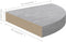 vidaXL - Hoekwandschappen - 2 - st - 35x35x3,8 - cm - MDF - betongrijs