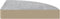 vidaXL - Hoekwandschappen - 2 - st - 35x35x3,8 - cm - MDF - betongrijs
