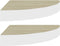 vidaXL - Hoekwandschappen - 2 - st - 35x35x3,8 - cm - MDF - eikenkleurig - en - wit