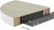 vidaXL - Hoekwandschappen - 2 - st - 35x35x3,8 - cm - MDF - eikenkleurig - en - wit