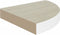 vidaXL - Hoekwandschappen - 2 - st - 35x35x3,8 - cm - MDF - eikenkleurig - en - wit