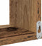 vidaXL - Hoekwandschappen - 2 - st - 40x40x49,5 - cm - bewerkt - hout - oud - houtkleur