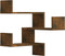 vidaXL - Hoekwandschappen - 2 - st - 40x40x50 - cm - bewerkt - hout - sonoma - eiken