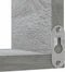 vidaXL - Hoekwandschappen - 2 - st - 40x40x50 - cm - bewerkt - hout - grijs - sonoma