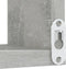 vidaXL - Hoekwandschappen - 2 - st - 40x40x50 - cm - bewerkt - hout - betongrijs