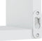 vidaXL - Hoekwandschappen - 2 - st - 40x40x50 - cm - bewerkt - hout - wit
