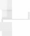 vidaXL - Hoekwandschappen - 2 - st - 40x40x50 - cm - spaanplaat - hoogglans - wit