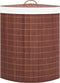 vidaXL - Hoekwasmand - 60 - L - bamboe - bruin