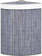 vidaXL - Hoekwasmand - 60 - L - bamboe - grijs