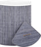 vidaXL - Hoekwasmand - 60 - L - bamboe - grijs