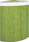 vidaXL - Hoekwasmand - 60 - L - bamboe - groen
