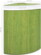 vidaXL - Hoekwasmand - 60 - L - bamboe - groen