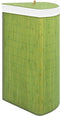 vidaXL - Hoekwasmand - 60 - L - bamboe - groen