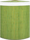 vidaXL - Hoekwasmand - 60 - L - bamboe - groen