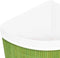 vidaXL - Hoekwasmand - 60 - L - bamboe - groen