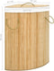 vidaXL - Hoekwasmand - 60 - L - bamboe