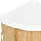vidaXL - Hoekwasmand - 60 - L - bamboe