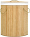 vidaXL - Hoekwasmand - 60 - L - bamboe