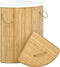 vidaXL - Hoekwasmand - 60 - L - bamboe