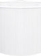 vidaXL - Hoekwasmand - 60 - L - bamboe - wit