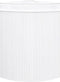 vidaXL - Hoekwasmand - 60 - L - bamboe - wit