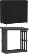 vidaXL - Hoes - voor - haardhoutrek - 122x61x106 - cm - 420D - oxford - zwart