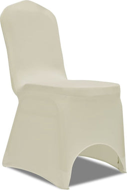 vidaXL - Hoes - voor - stoelen - 50 - stuks - (creme)
