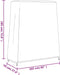 vidaXL - Hoes - voor - tafeltennistafel - 165x70x185 - cm - 420D - oxford - stof - zwart