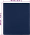 vidaXL Hoeslakens 2 st jersey 90x200 cm katoen marineblauw