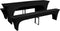 vidaXL - Hoezen - voor - biertafel - en - banken - stretch - wit - 3 - stuks - 220 - x - 70 - x - 80 - cm