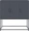 vidaXL - Hoge - kast - 100,5x39x107 - cm - staal - antracietkleurig