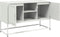 vidaXL - Hoge - kast - 100,5x39x107 - cm - staal - mosterdgeel