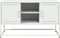 vidaXL - Hoge - kast - 100,5x39x107 - cm - staal - mosterdgeel
