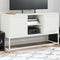 vidaXL - Hoge - kast - 100,5x39x107 - cm - staal - mosterdgeel