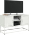 vidaXL - Hoge - kast - 100,5x39x107 - cm - staal - mosterdgeel