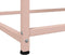 vidaXL - Hoge - kast - 100,5x39x107 - cm - staal - roze
