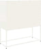vidaXL - Hoge - kast - 100,5x39x107 - cm - staal - wit