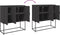vidaXL - Hoge - kast - 100,5x39x107 - cm - staal - zwart