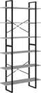 vidaXL - Hoge - kast - 100x30x210 - cm - bewerkt - hout - grijs - sonoma - eikenkleurig