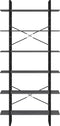 vidaXL - Hoge - kast - 100x30x210 - cm - massief - grenenhout - grijs