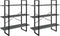 vidaXL - Hoge - kast - 100x30x210 - cm - massief - grenenhout - grijs