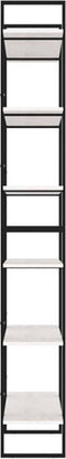 vidaXL - Hoge - kast - 100x30x210 - cm - massief - grenenhout - wit
