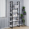 vidaXL - Hoge - kast - 100x30x210 - cm - massief - grenenhout - wit