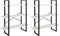 vidaXL - Hoge - kast - 100x30x210 - cm - massief - grenenhout - wit
