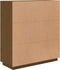 vidaXL - Hoge - kast - 100x40x108,5 - cm - massief - grenenhout - honingbruin