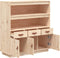 vidaXL - Hoge - kast - 100x40x108,5 - cm - massief - grenenhout