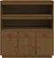 vidaXL - Hoge - kast - 100x40x108,5 - cm - massief - grenenhout - honingbruin