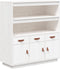vidaXL - Hoge - kast - 100x40x108,5 - cm - massief - grenenhout - wit